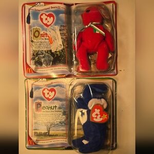 Ty International Bears II Osito the Bear, Ty Legends Peanut the Royal Elephant